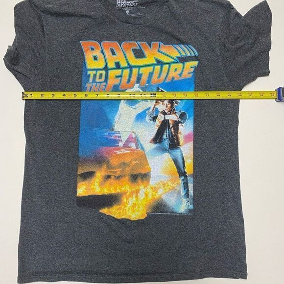 Back To The Future Men’s Unisex Gray Movie Poster Graphic Shirt Sz M - Picture 4 of 8